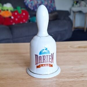 Darien Lake White Souvenir Bell